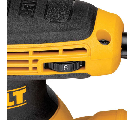Эксцентриковая шлифмашина DEWALT DWE6423, 280 Вт, 125 мм, 12000 кол/мин (DWE6423-QS)