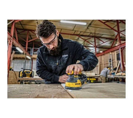 Эксцентриковая шлифмашина DEWALT DWE6423, 280 Вт, 125 мм, 12000 кол/мин (DWE6423-QS)