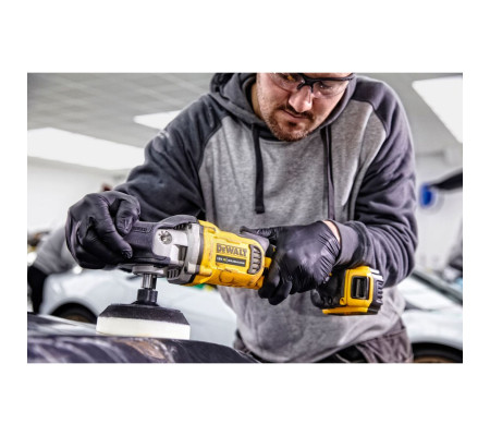 Аккумуляторная полировальная машина DEWALT DCM849P1, 18 В2200 об/мин, с АКБ 5 Ач и ЗУ (DCM849P1N-XJ)