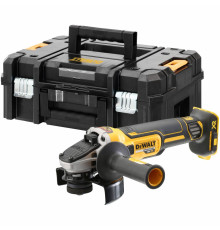 Аккумуляторная угловая шлифмашина DEWALT DCG405NT, 18 В, 125 мм, 9000 об/мин, без АКБ и ЗУ, в кейсе TSTAK (DCG405NT-XJ)