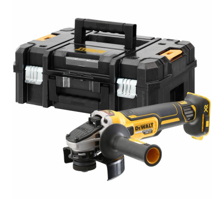 Аккумуляторная угловая шлифмашина DEWALT DCG405NT, 18 В, 125 мм, 9000 об/мин, без АКБ и ЗУ, в кейсе TSTAK (DCG405NT-XJ)