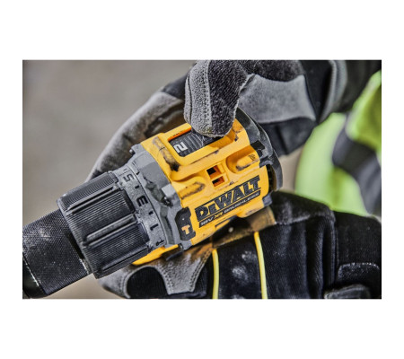 Ударная дрель-шуруповерт DEWALT DCD805D1T, 18 В, 2000 об/мин, 34000 уд/мин, с АКБ 2 Ач и ЗУ, в кейсе TSTAK (DCD805D1NT-XJ)