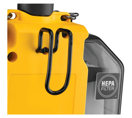 Аккумуляторный строительный пылесос DEWALT DWH161N, 18 В, 0.21 л, без АКБ и ЗУ (DWH161N-XJ)