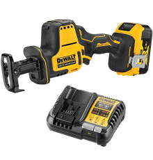 Аккумуляторная сабельная пила DEWALT DCS369P1, 18 В, 2800 ход/мин, 16 мм, с АКБ 5 Ач и ЗУ (DCS369P1N-XJ)