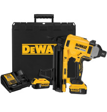 Аккумуляторный гвоздезабивной пистолет DEWALT DCN890P2, 18 В, c 2 АКБ 5 Ач и ЗУ, в кейсе