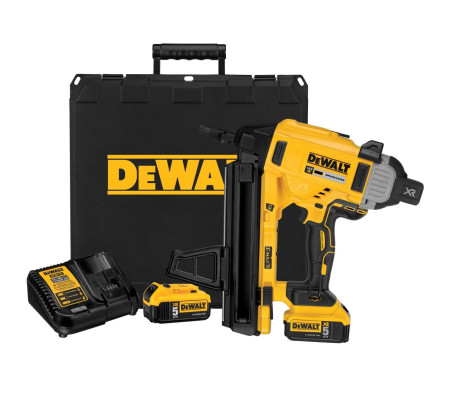 Аккумуляторный гвоздезабивной пистолет DEWALT DCN890P2, 18 В, c 2 АКБ 5 Ач и ЗУ, в кейсе