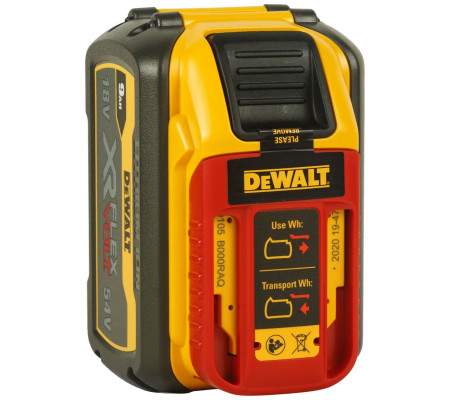 Аккумулятор DEWALT FLEXVOLT DCB547, Li-Ion, 18/54 В, 9/3 Ач (DCB547-XJ)