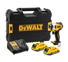 Аккумуляторный шуруповерт DEWALT DCF809D2T, 18 В, 190 Нм, 3200 уд/мин, с 2 АКБ 2 Ач и ЗУ, в кейсе (DCF809D2T-QW)