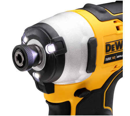 Аккумуляторный шуруповерт DEWALT DCF809D2T, 18 В, 190 Нм, 3200 уд/мин, с 2 АКБ 2 Ач и ЗУ, в кейсе (DCF809D2T-QW)