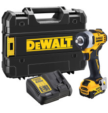 Аккумуляторный гайковерт DEWALT DCF901P1, 12 В, 340 Нм, 3250 уд/мин, с АКБ 5 Ач и ЗУ, в кейсе TSTAK (DCF901P1-QW)