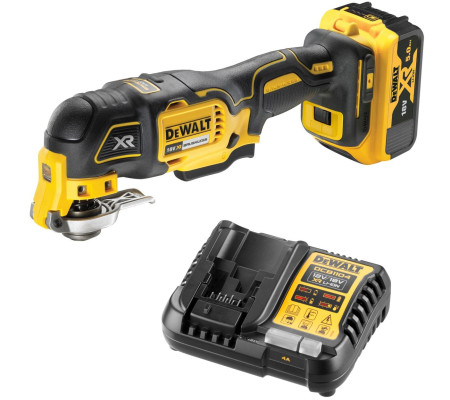 Аккумуляторный реноватор DEWALT DCS356P1, 18 В, 20000 кол/мин, с АКБ 5 Ач и ЗУ (DCS356P1N-XJ)