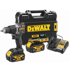 Ударная дрель-шуруповерт DEWALT DCD100M2T, 18 В, 1650 об/мин, 28050 уд/мин, с 2 АКБ 4 Ач и ЗУ, в кейсе TSTAK (DCD100M2T-QW)