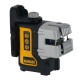 Линейный лазерный нивелир DEWALT, на батарейках, самовыравнивающийся, зеленый, 20 м, в кейсе, DW089CG