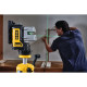Линейный лазерный нивелир DEWALT, на батарейках, самовыравнивающийся, зеленый, 20 м, в кейсе, DW089CG