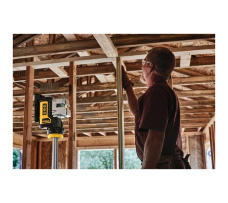 Линейный лазерный нивелир DEWALT, на батарейках, самовыравнивающийся, зеленый, 20 м, в кейсе, DW089CG