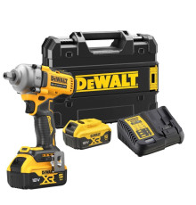 Аккумуляторный гайковерт DEWALT DCF892P2T, 18 В, 1084 Нм, 3250 уд/мин, с 2 АКБ 5 Ач и ЗУ, в кейсе TSTAK (DCF892P2T-QW)