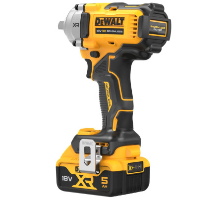 Аккумуляторный гайковерт DEWALT DCF892P2T, 18 В, 1084 Нм, 3250 уд/мин, с 2 АКБ 5 Ач и ЗУ, в кейсе TSTAK (DCF892P2T-QW)