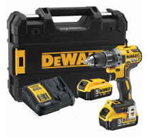 Аккумуляторная дрель-шуруповерт DEWALT DCD791P2, 18 В, 2000 об/мин, с 2 АКБ 5 Ач и ЗУ, в кейсе TSTAK (DCD791P2-QW)