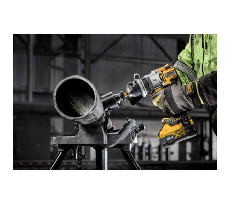 Ударная дрель-шуруповерт DEWALT DCD1007H2T, 18 В, 2250 об/мин, 38250 уд/мин, с 2 АКБ 5 Ач и ЗУ, в кейсе TSTAK (DCD1007H2T-QW)