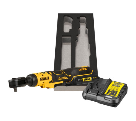 Аккумуляторный угловой гайковерт DEWALT DCF513D1G, 18 В, 95 Нм, 250 об/мин, с АКБ 2 Ач и ЗУ, в чехле (DCF513D1G-QW)