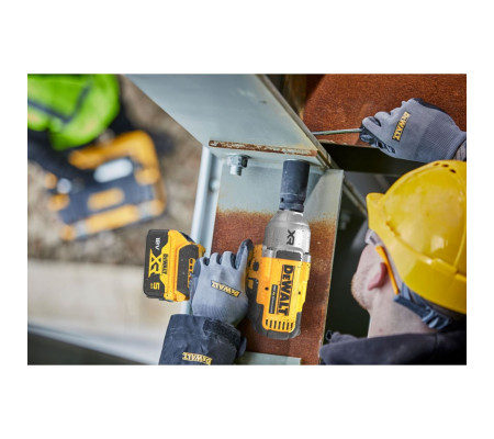 Аккумуляторный гайковерт DEWALT DCF900P1T, 18 В, 1898 Нм, 2200 уд/мин, с АКБ 5 Ач и ЗУ, в кейсе TSTAK (DCF900P1NT-XJ)