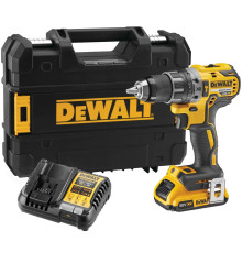 Аккумуляторная дрель-шуруповерт DEWALT DCD791D1T, 18 В, 2000 об/мин, с АКБ 2 Ач и ЗУ, в кейсе TSTAK (DCD791D1NT-XJ)
