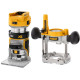 Аккумуляторный вертикальный фрезер DEWALT DCW604P1, 18 В, 25500 об/мин, 55 мм, с АКБ 5 Ач и ЗУ, в кейсе TSTAK (DCW604P1NT-XJ)