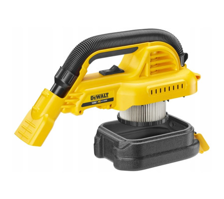 Аккумуляторный строительный пылесос DEWALT DCV517P1, 18 В, 1.9 л, с АКБ 5 Ач и ЗУ (DCV517P1N-XJ)