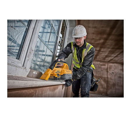 Аккумуляторный строительный пылесос DEWALT DCV517P1, 18 В, 1.9 л, с АКБ 5 Ач и ЗУ (DCV517P1N-XJ)