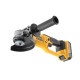 Аккумуляторная угловая шлифмашина DEWALT DCG412M2, 18 В, 125 мм, 7000 об/мин, с 2 АКБ 4 Ач и ЗУ, в кейсе (DCG412M2-QW)