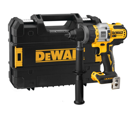 Ударная дрель-шуруповерт DEWALT DCD999NT, 18 В, 2250 об/мин, 38250 уд/мин, без АКБ и ЗУ, в кейсе TSTAK (DCD999NT-XJ)