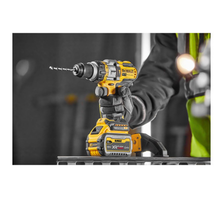 Ударная дрель-шуруповерт DEWALT DCD999NT, 18 В, 2250 об/мин, 38250 уд/мин, без АКБ и ЗУ, в кейсе TSTAK (DCD999NT-XJ)