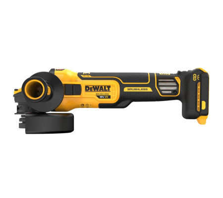Аккумуляторная угловая шлифмашина DEWALT DCG409VSP1T, 18/54 В, 125 мм, 9000 об/мин, с АКБ 5 Ач и ЗУ, в кейсе TSTAK