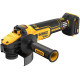 Аккумуляторная угловая шлифмашина DEWALT DCG409VSP1T, 18/54 В, 125 мм, 9000 об/мин, с АКБ 5 Ач и ЗУ, в кейсе TSTAK