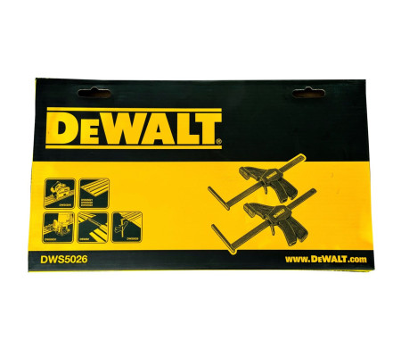 Струбцина DEWALT DWS5026, для направляющих шин DWS5020/21/22/23, 2 шт.