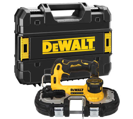 Аккумуляторная ручная ленточная пила DEWALT DCS377NT, 18 В, 116 м/мин, без АКБ и ЗУ, в кейсе TSTAK (DCS377NT-XJ)