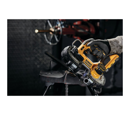 Аккумуляторная ручная ленточная пила DEWALT DCS377NT, 18 В, 116 м/мин, без АКБ и ЗУ, в кейсе TSTAK (DCS377NT-XJ)