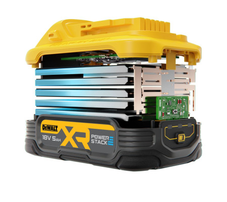 Аккумулятор DEWALT POWERSTACK DCBP518H2, Li-Ion, 18 В, 5 Ач, 2 шт. (DCBP518H2-XJ)