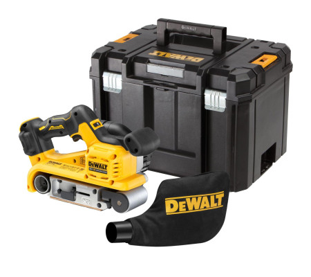 Аккумуляторная ленточная шлифмашина DEWALT DCW220NT, 18 В, 320 м/мин, без АКБ и ЗУ, в кейсе TSTAK