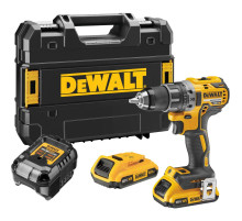 Аккумуляторная дрель-шуруповерт DEWALT DCD791D2, 18 В, 2000 об/мин, с 2 АКБ 2 Ач и ЗУ, в кейсе TSTAK (DCD791D2-QW)