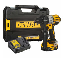 Дрель-шуруповерт DEWALT DCD996M1, 18 В, 2250 об/мин, 38250 уд/мин, с АКБ 4 Ач и ЗУ, в кейсе TSTAK (DCD996M1-QW)