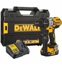 Дрель-шуруповерт DEWALT DCD996M1, 18 В, 2250 об/мин, 38250 уд/мин, с АКБ 4 Ач и ЗУ, в кейсе TSTAK (DCD996M1-QW)