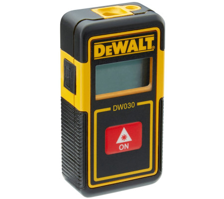 Аккумуляторный лазерный дальномер DEWALT DW030PL, 3.7 В, красный луч, 9 м, со встроенной АКБ (DW030PL-XJ)