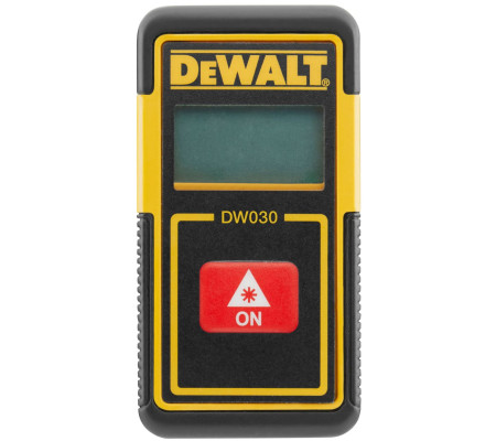 Аккумуляторный лазерный дальномер DEWALT DW030PL, 3.7 В, красный луч, 9 м, со встроенной АКБ (DW030PL-XJ)
