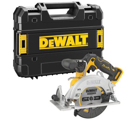 Аккумуляторная дисковая пила DEWALT DCS512NT, 12 В, 140 мм, 3600 об/мин, без АКБ и ЗУ, в кейсе TSTAK (DCS512NT-XJ)