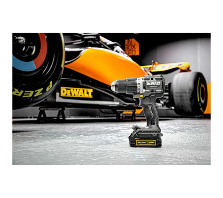 Ударная дрель-шуруповерт DEWALT McLaren Limited Edition DCD85ME2GT, 18 В, 2000 об/мин, с 2 АКБ 1.7 Ач и ЗУ, в кейсе TSTAK