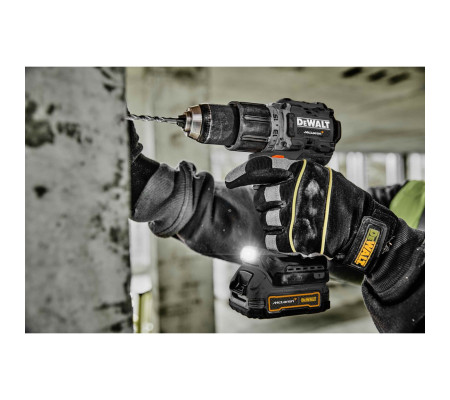 Ударная дрель-шуруповерт DEWALT McLaren Limited Edition DCD85ME2GT, 18 В, 2000 об/мин, с 2 АКБ 1.7 Ач и ЗУ, в кейсе TSTAK