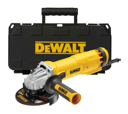 Угловая шлифмашина DEWALT DWE4207K, 1010 Вт, 125 мм, 11000 об/мин, в кейсе (DWE4207K-QS)