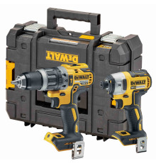 Аккумуляторный набор DEWALT DCK266NT, 18 В: ударная дрель-шуруповерт DCD796 и шуруповерт DCF887, без АКБ и ЗУ, в кейсе TSTAK
