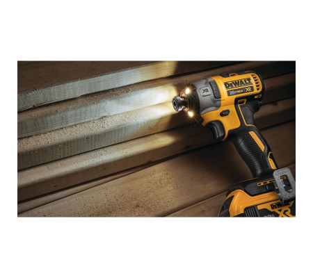 Аккумуляторный шуруповерт DEWALT DCF887N, 20 В, 205 Нм, 3800 уд/мин, без АКБ и ЗУ (DCF887N-KR-A9)